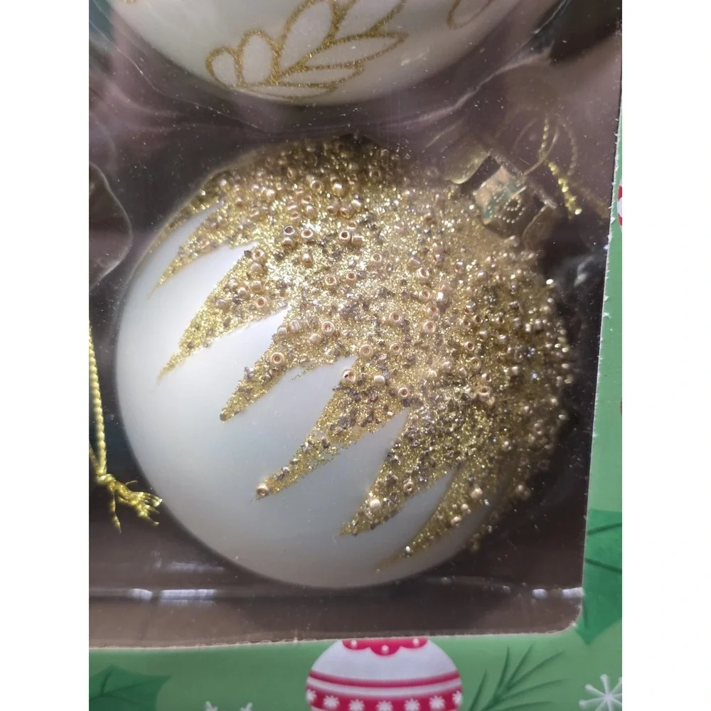 Holiday Living 6 -Pack Multiple colors/finishes Ball